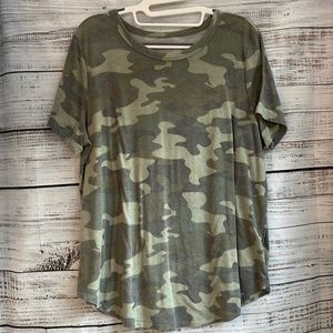 Camouflage Flowy Shirt